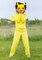 Kids Pokemon Pikachu Classic Halloween Costume Jumpsuit S (4-6)